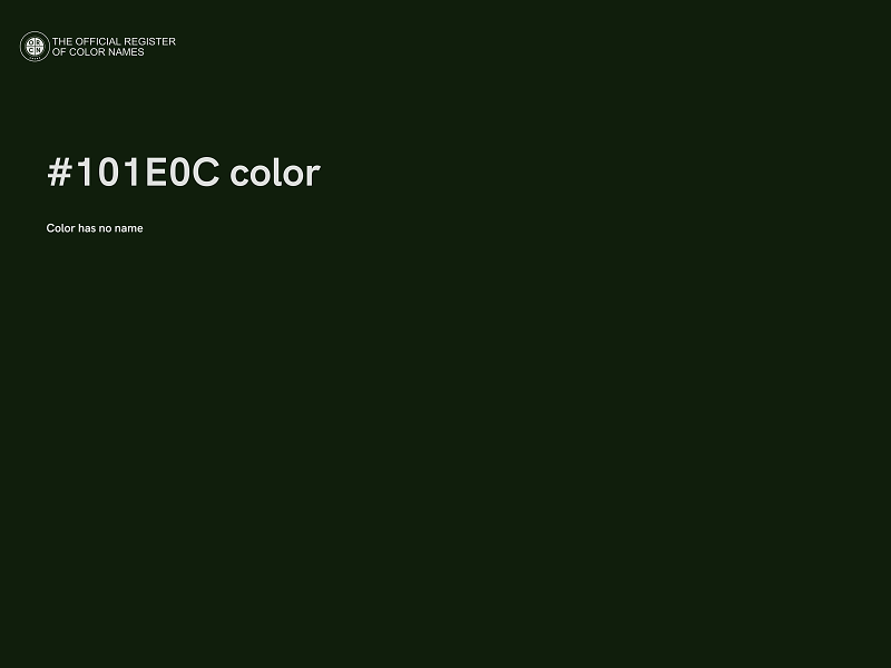 #101E0C color image