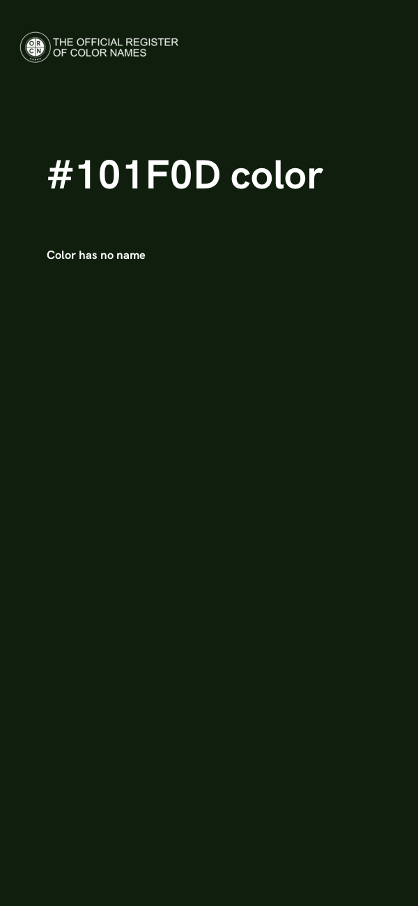 #101F0D color image