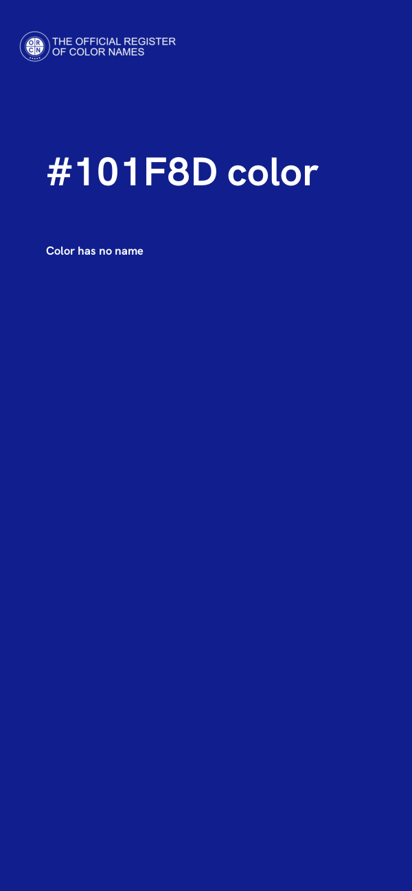 #101F8D color image