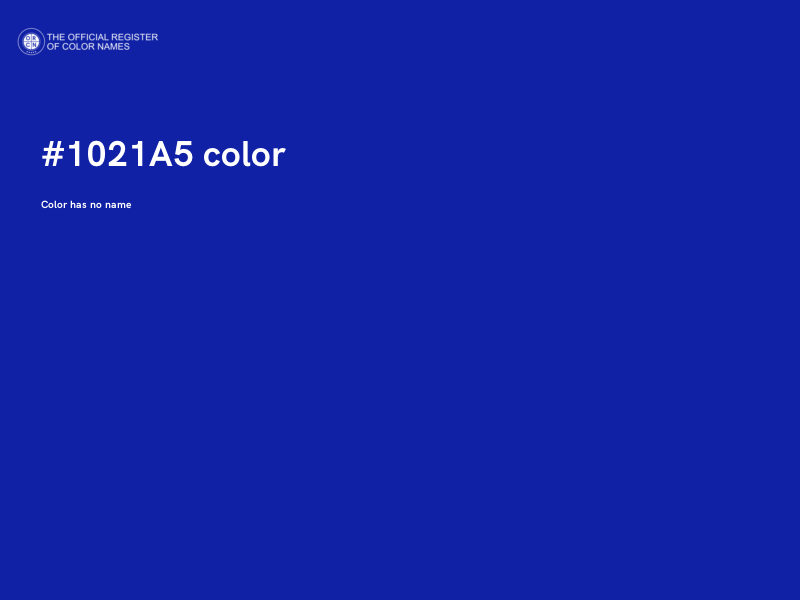 #1021A5 color image