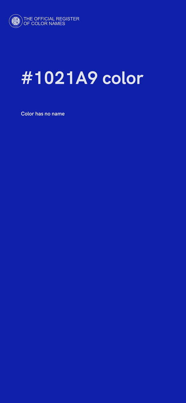#1021A9 color image