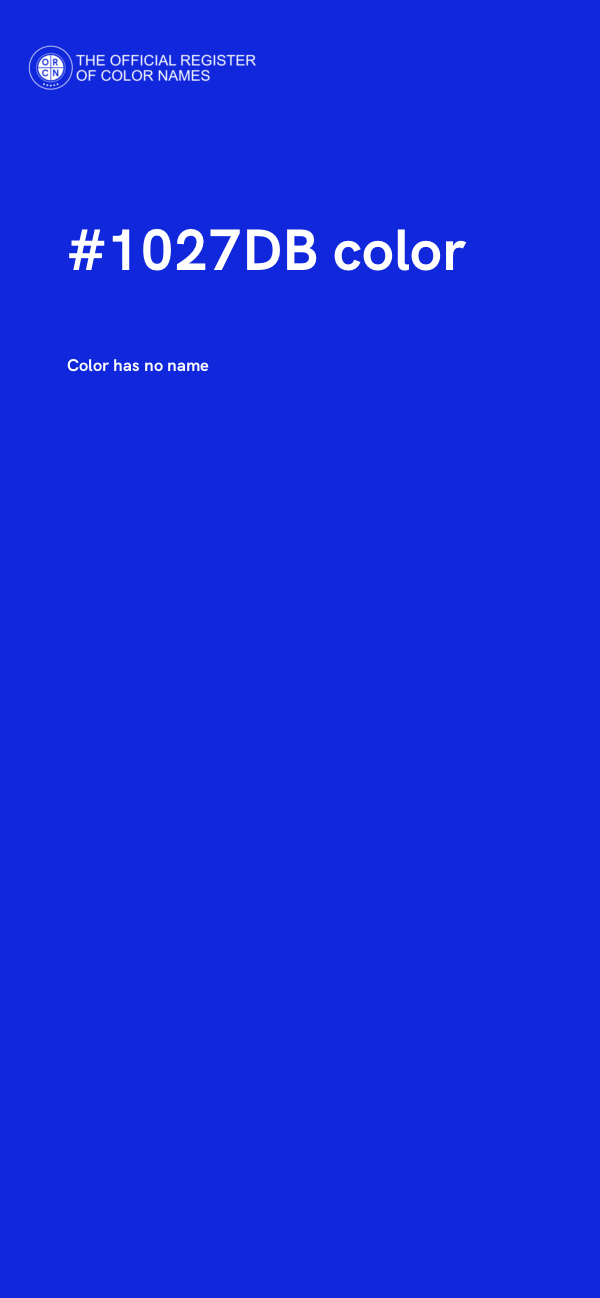 #1027DB color image