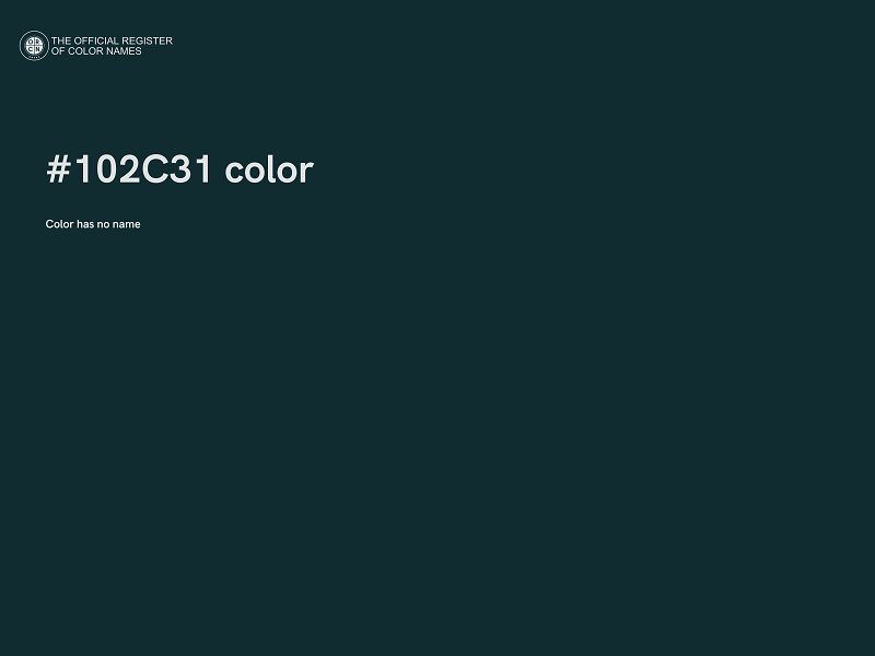 #102C31 color image