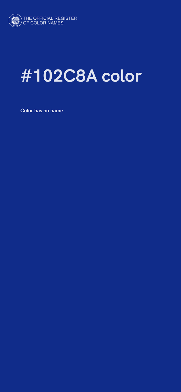 #102C8A color image