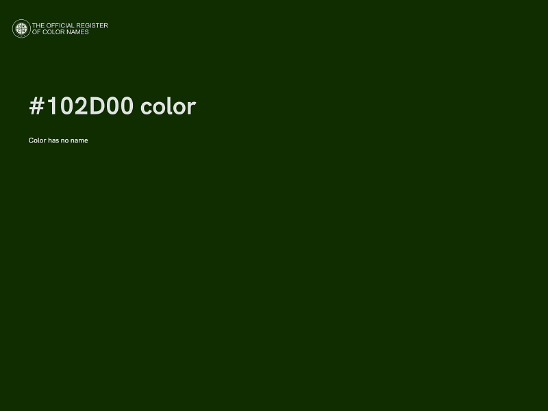 #102D00 color image