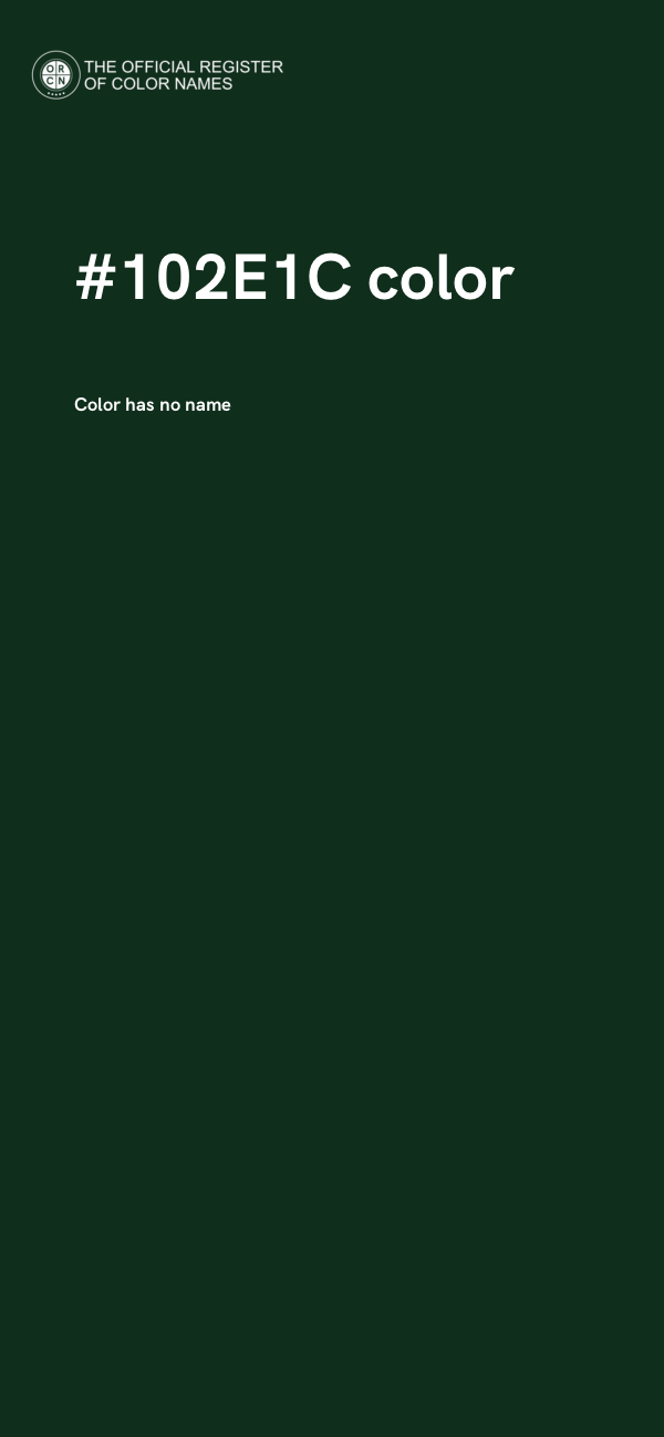 #102E1C color image
