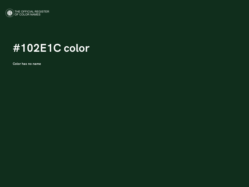 #102E1C color image