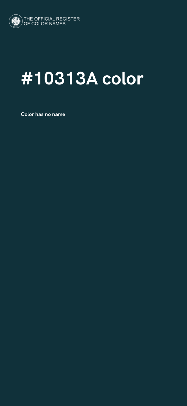 #10313A color image