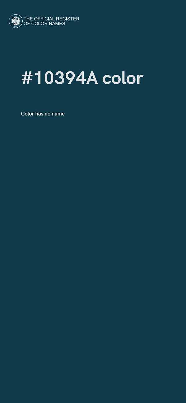 #10394A color image