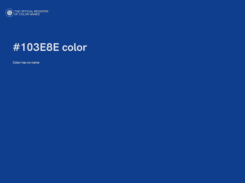 #103E8E color image
