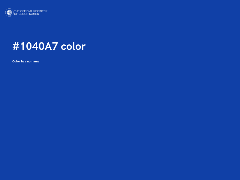 #1040A7 color image