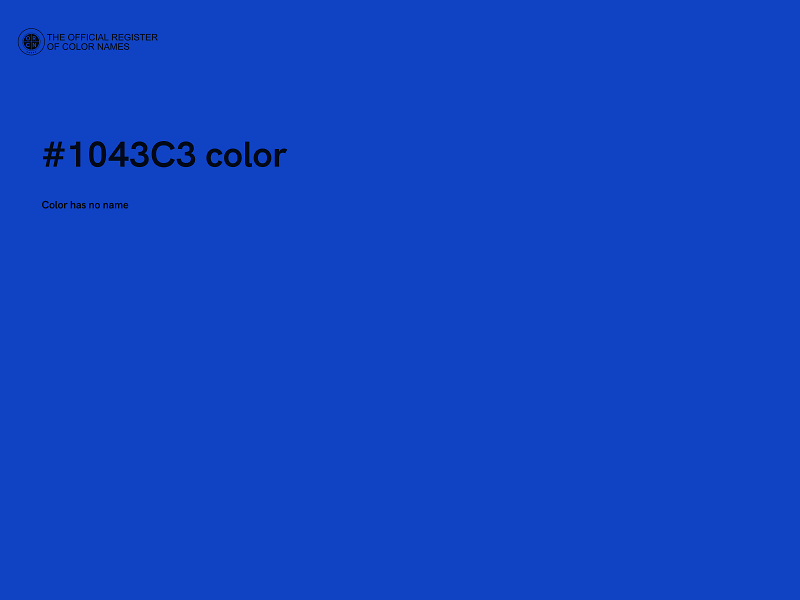 #1043C3 color image
