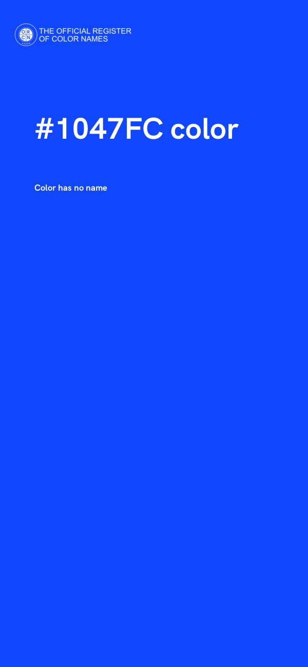 #1047FC color image