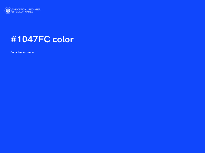 #1047FC color image
