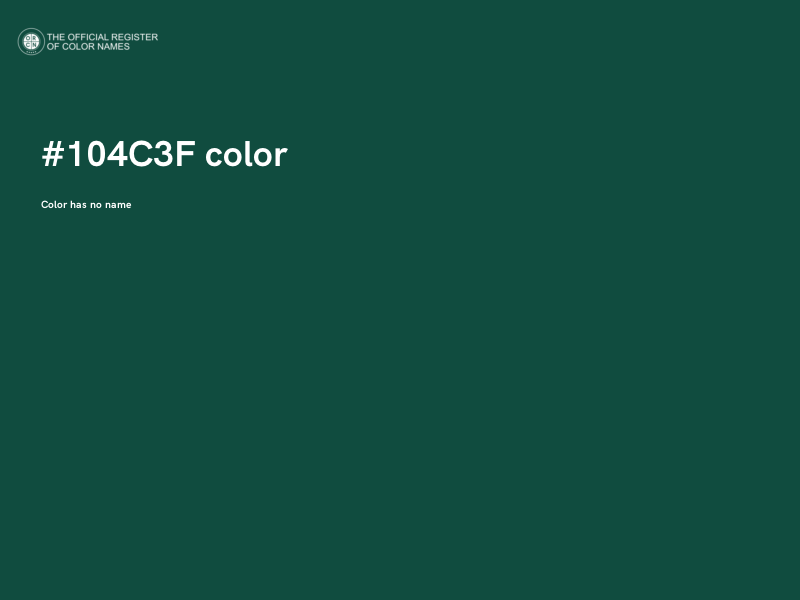 #104C3F color image