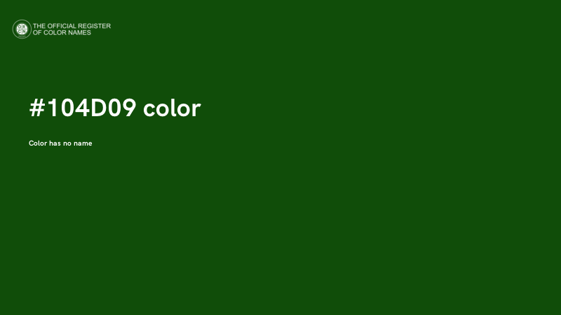#104D09 color image