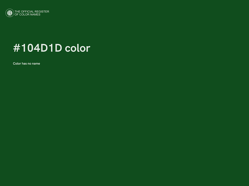 #104D1D color image