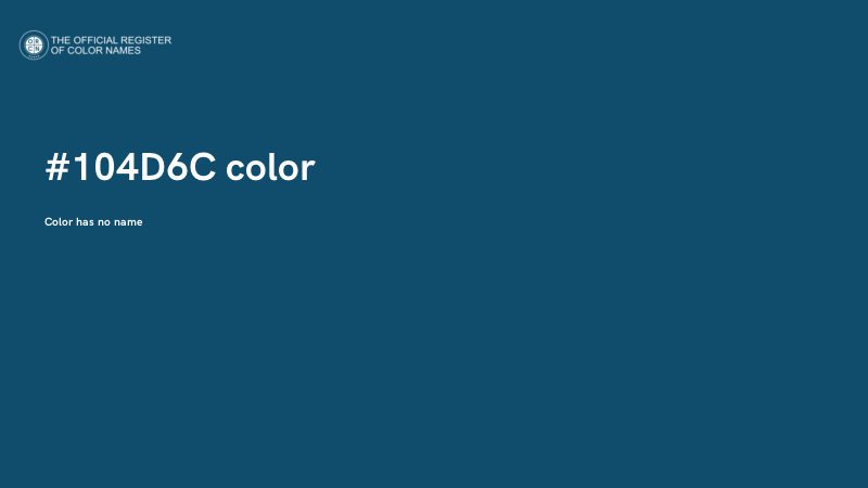 #104D6C color image