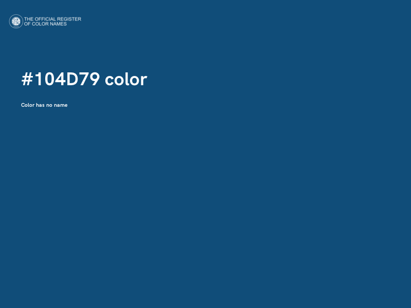 #104D79 color image
