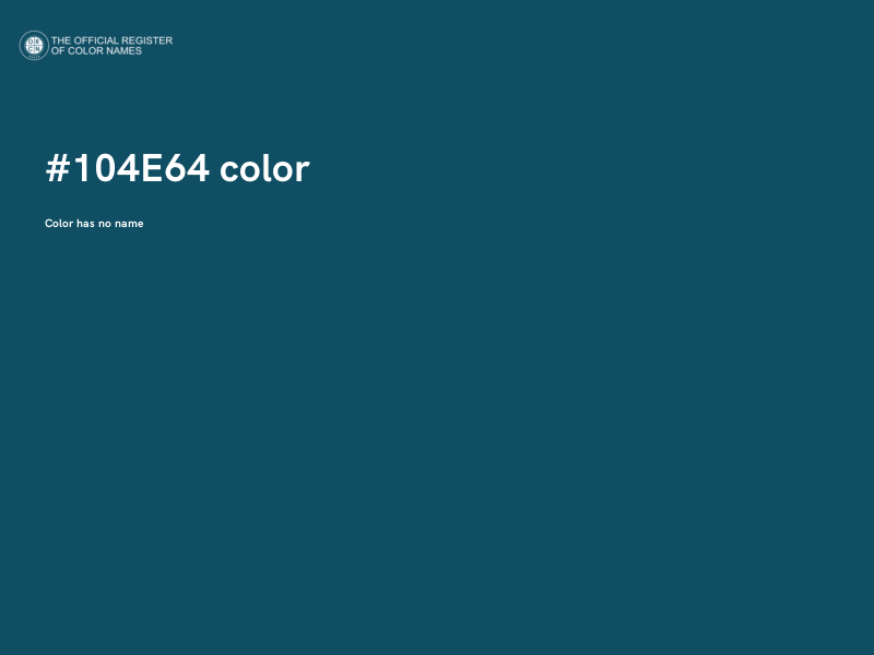 #104E64 color image