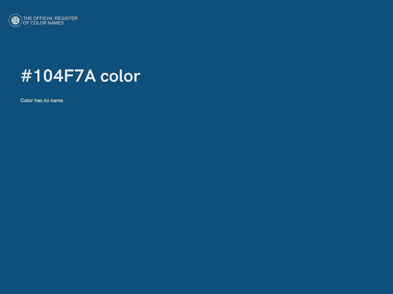 #104F7A color image