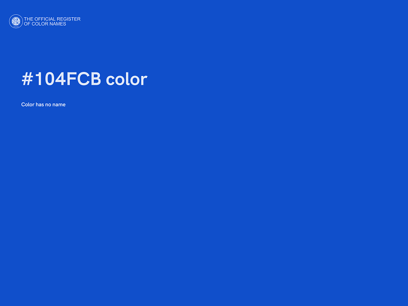 #104FCB color image
