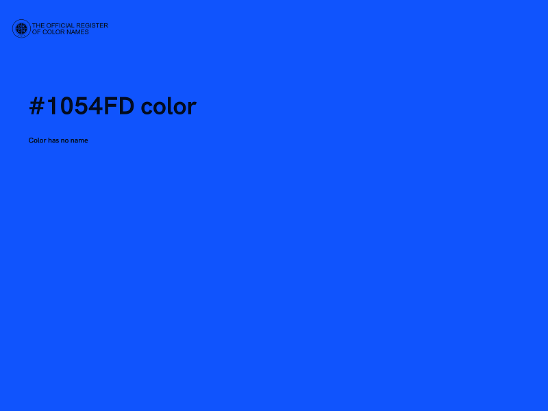 #1054FD color image