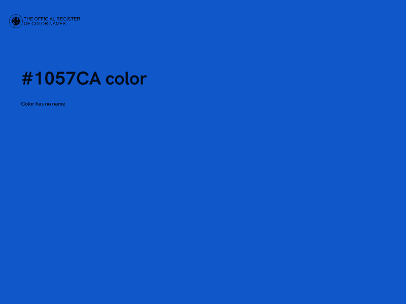 #1057CA color image