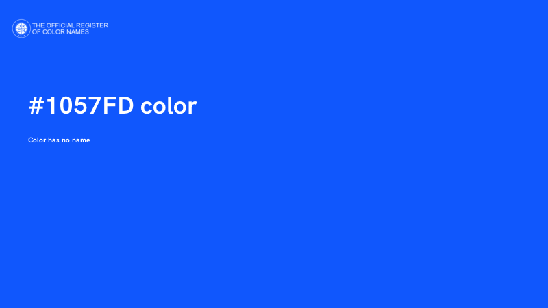 #1057FD color image