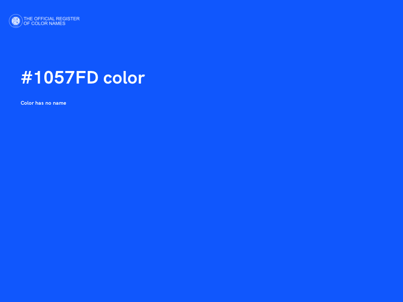 #1057FD color image