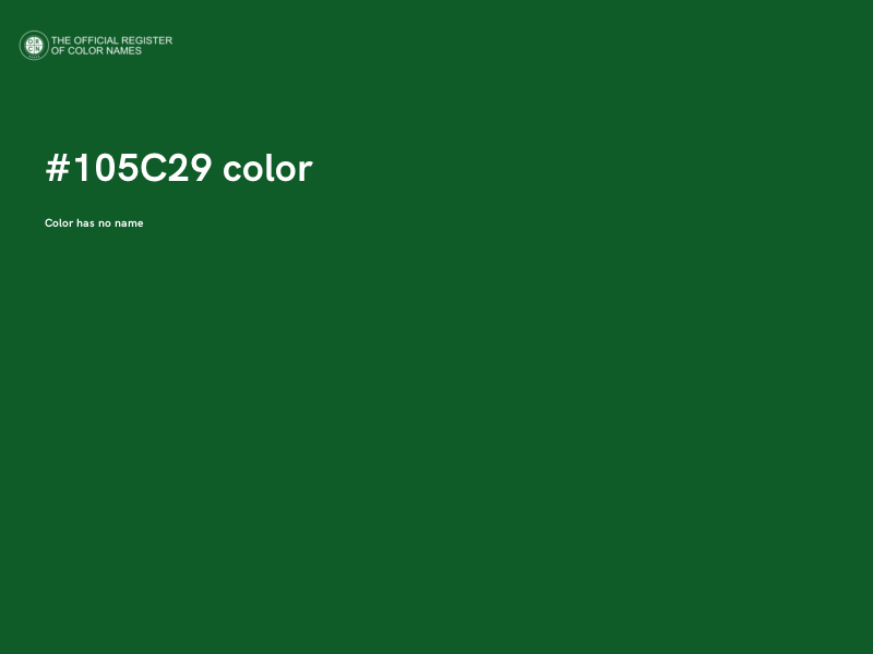 #105C29 color image