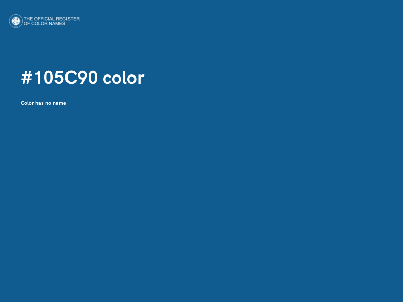 #105C90 color image
