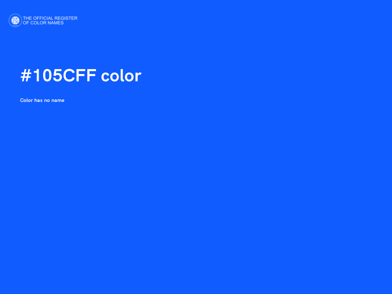 #105CFF color image