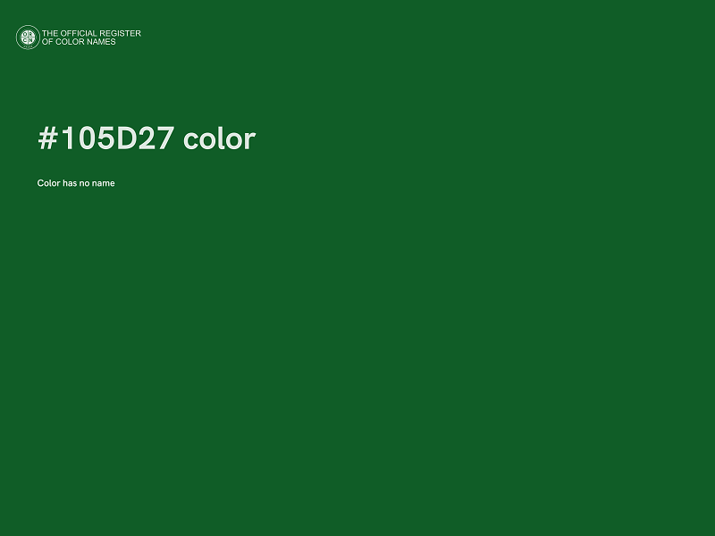 #105D27 color image