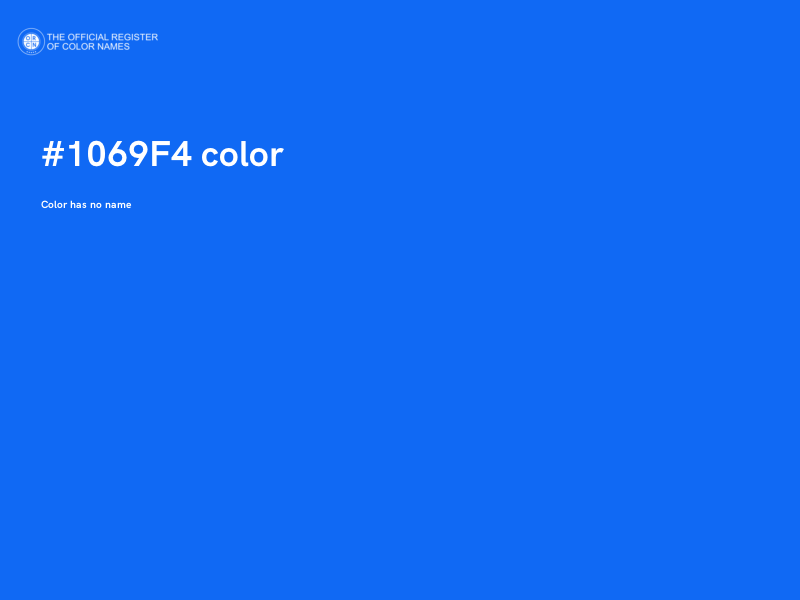 #1069F4 color image