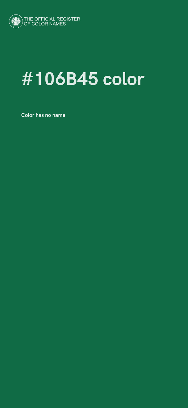 #106B45 color image