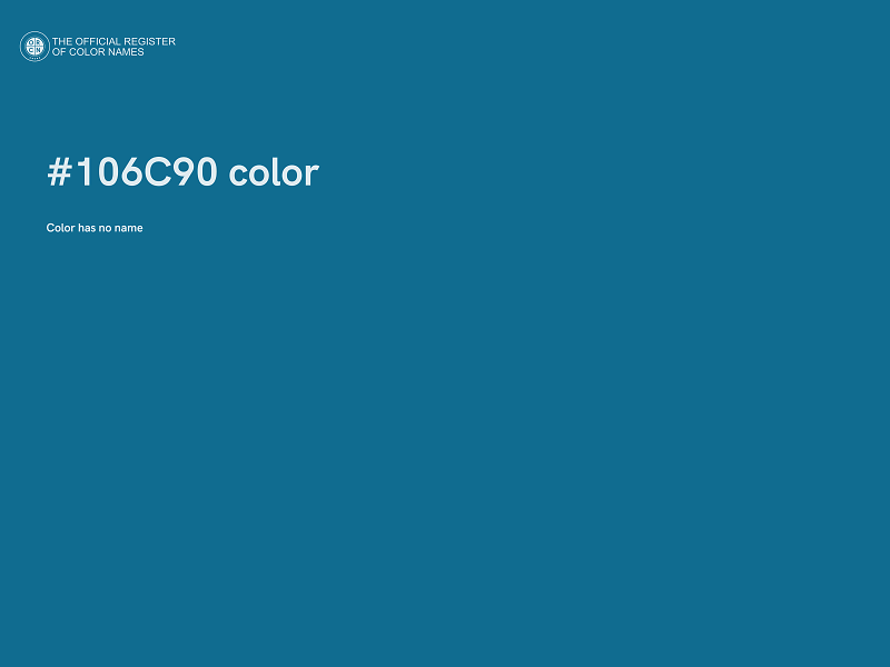 #106C90 color image