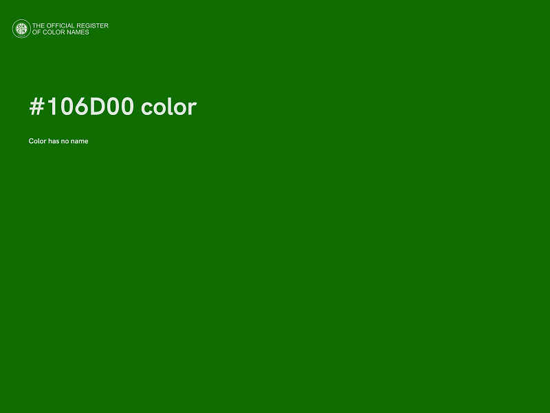 #106D00 color image