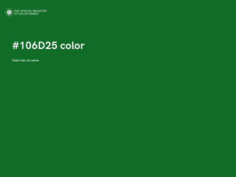#106D25 color image