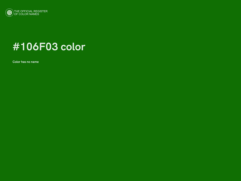 #106F03 color image