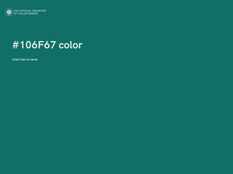 #106F67 color image