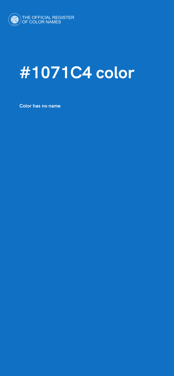 #1071C4 color image