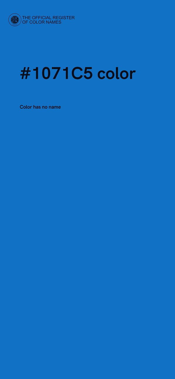 #1071C5 color image