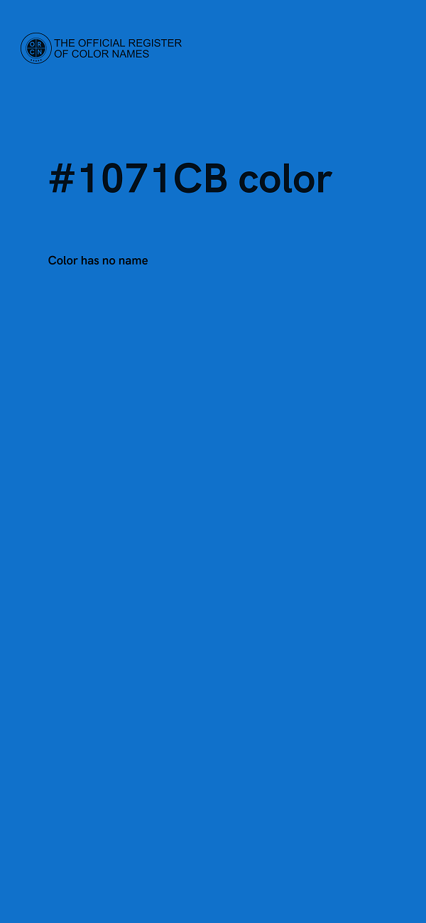 #1071CB color image