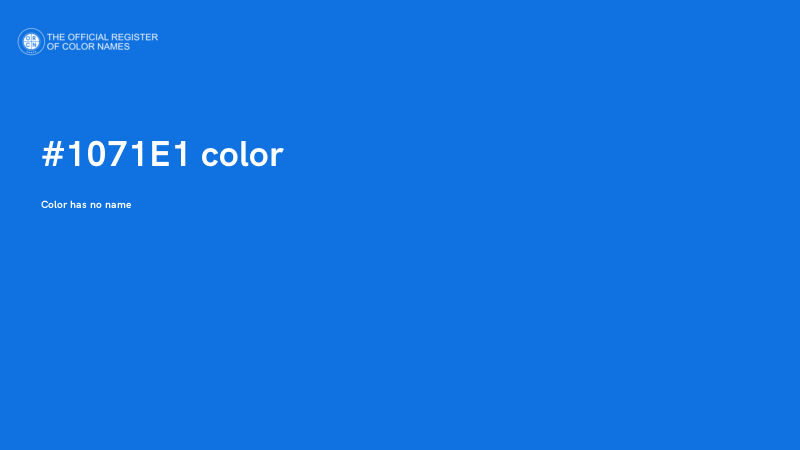 #1071E1 color image