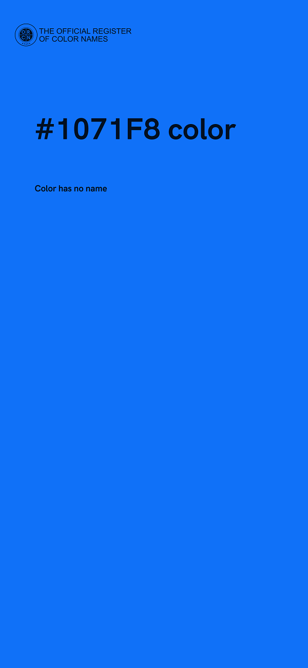 #1071F8 color image
