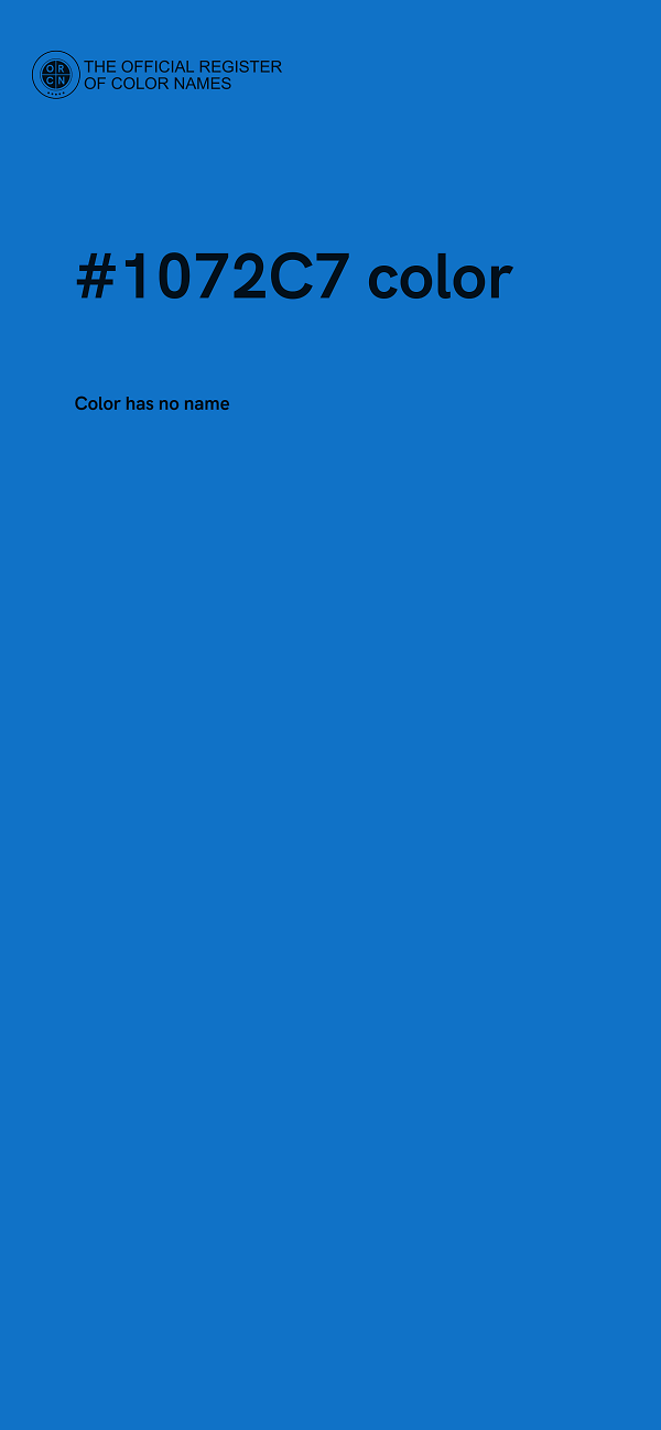 #1072C7 color image