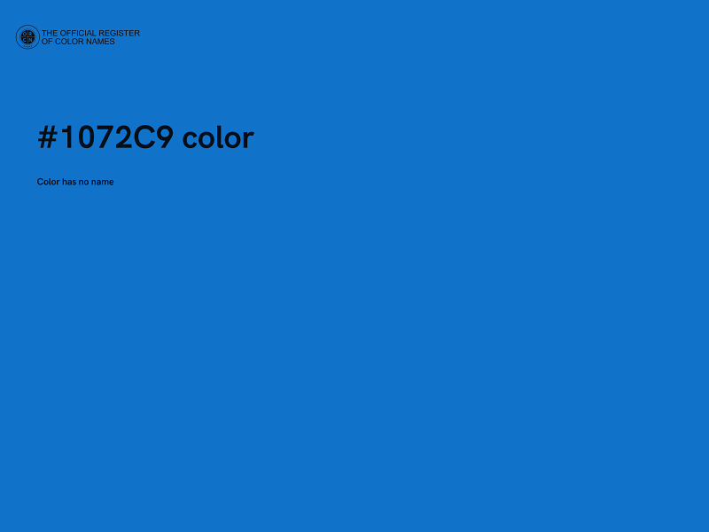 #1072C9 color image