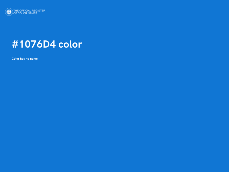 #1076D4 color image