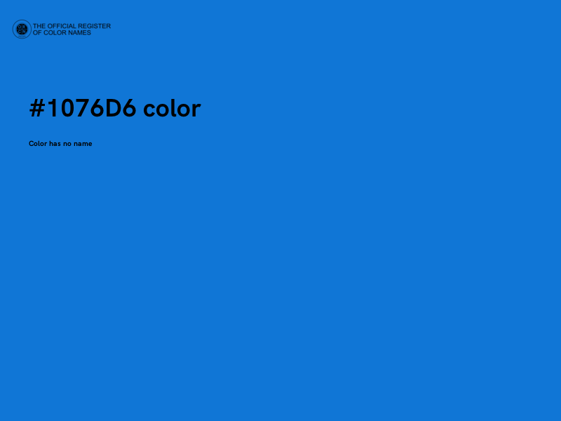 #1076D6 color image